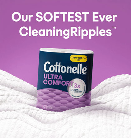 Cottonelle softest ever cleaning ripples